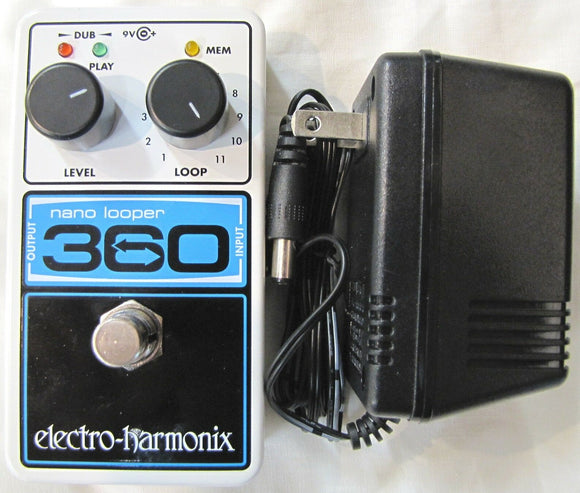 Used Electro-Harmonix EHX Nano Looper 360 Guitar Pedal