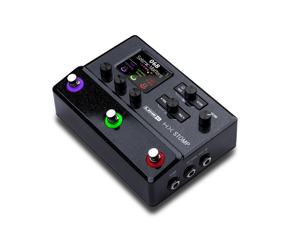 New Line 6 HX Stomp Compact Amp & Effects Processor Guitar Multi-Effects Pedal