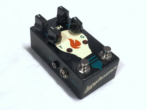JAM Pedals Lucydreamer Bass overdrive pedal controls and footswitches