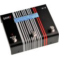 SIM1 XT-B bass profiler pedal — black enclosure with three footswitches
