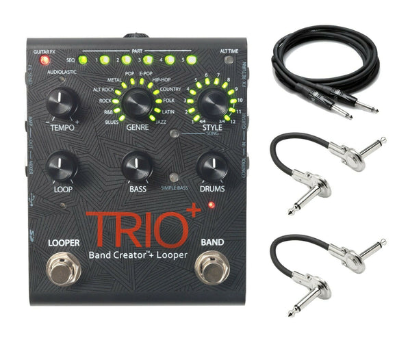 New DigiTech Trio+ Band Creator Plus Looper Guitar Effects Pedal