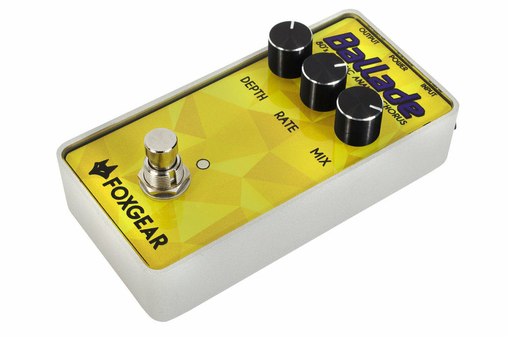 New Foxgear Ballade 80's Analog Chorus Guitar Effects Pedal