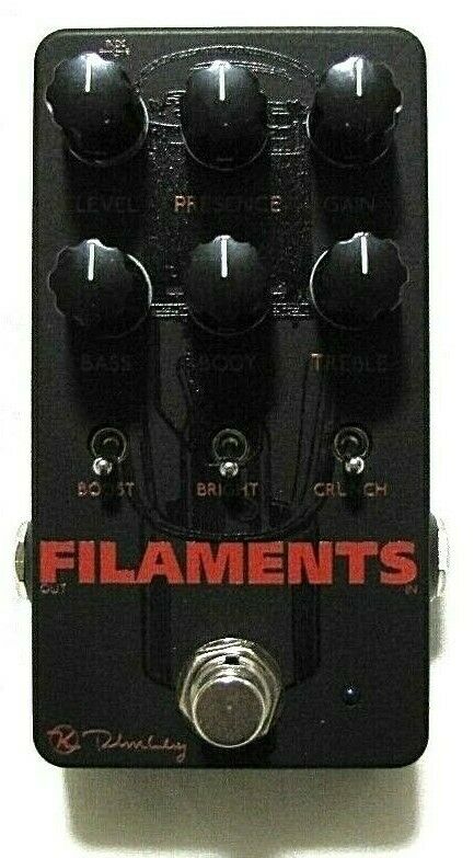 Used Keeley Filaments High Gain Distortion Guitar Effects Pedal