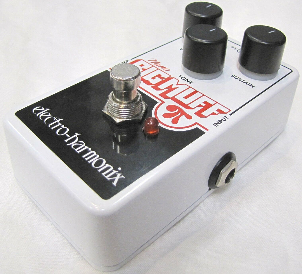 Electro-Harmonix Nano Big Muff Pi fuzz pedal, side detail