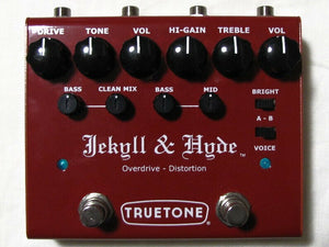 Used TrueTone V3 Jekyll & Hyde Distortion Guitar Effects Pedal
