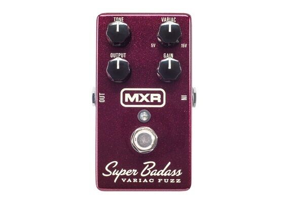 MXR M236 Super Badass Variac Fuzz guitar pedal - purple sparkle enclosure
