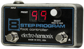 Electro-Harmonix 8-Step Program Foot Controller — front view black enclosure with footswitches