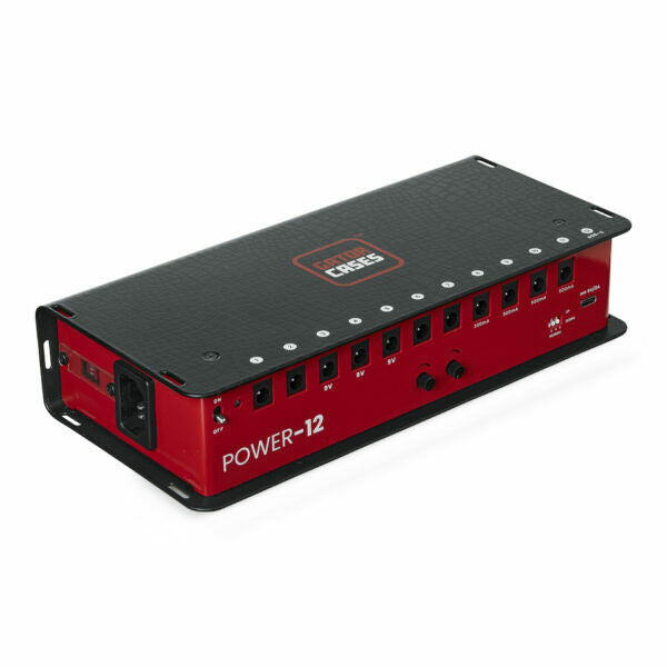 Gator GTR-PWR-12 power supply — USB-C output and variable voltage knobs