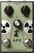 J Rockett APE Analog Preamp Experiment pedal, green chassis with loop controls