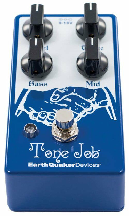 EarthQuaker Tone Job V2 pedal level treble bass mid knobs