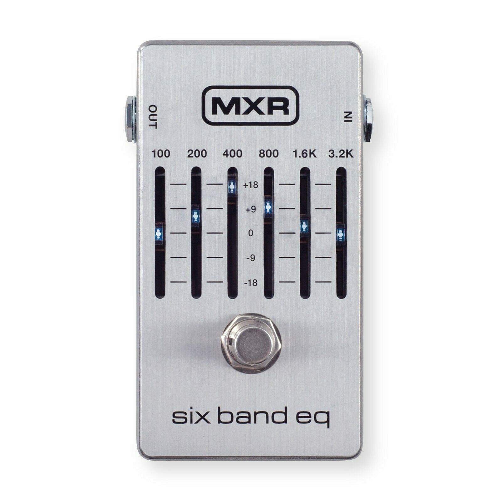 Used MXR M109S 6 Band Graphic EQ Equalizer Guitar Effects Pedal