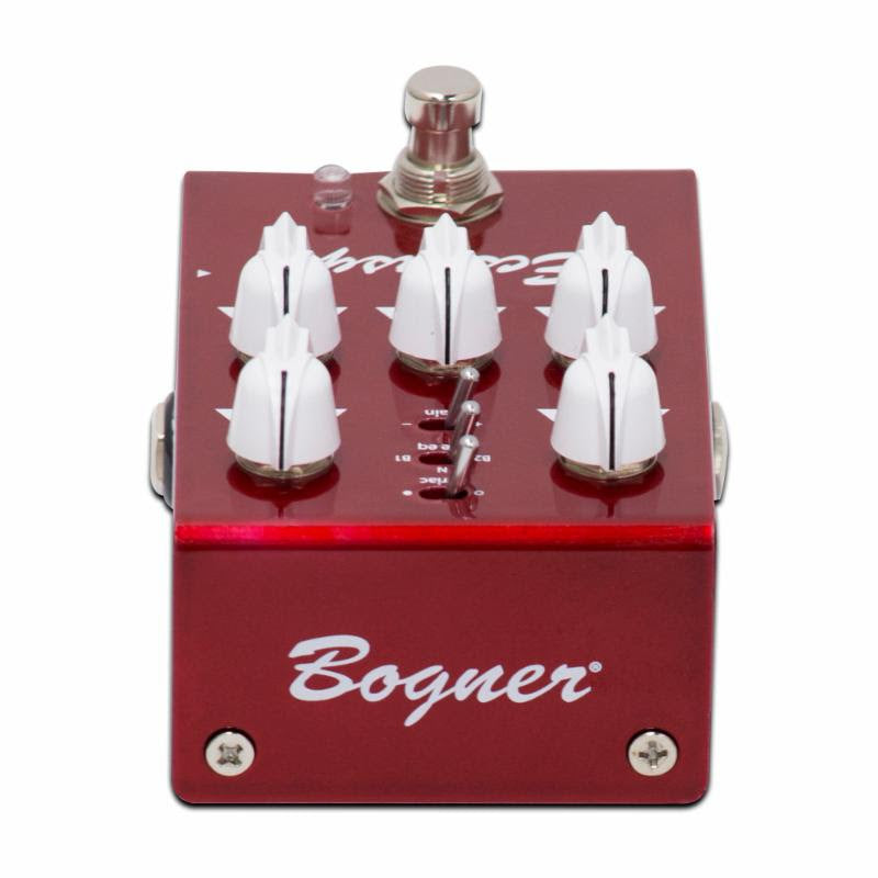 Bogner Ecstasy Red Mini overdrive pedal detail view