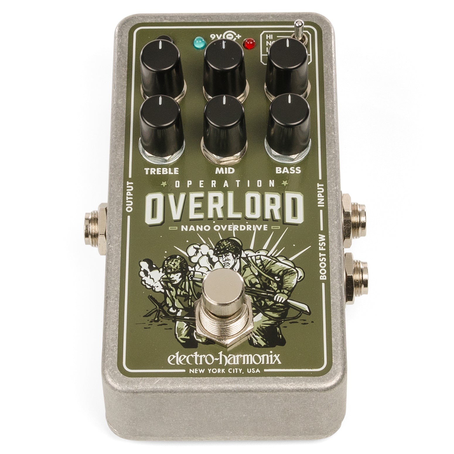 New Electro-Harmonix EHX Nano Operation Overlord Overdrive Effects Pedal