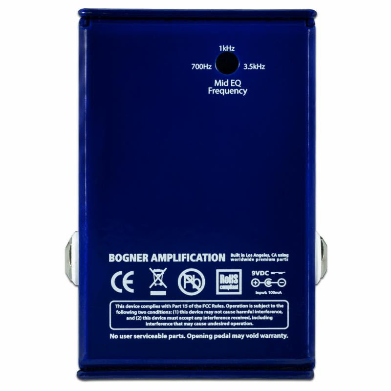 New Bogner Mini Ecstasy Blue Guitar Effects Pedal