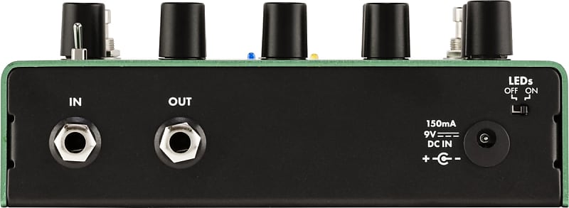 Fender Dual Marine Layer Reverb pedal - rear input jacks