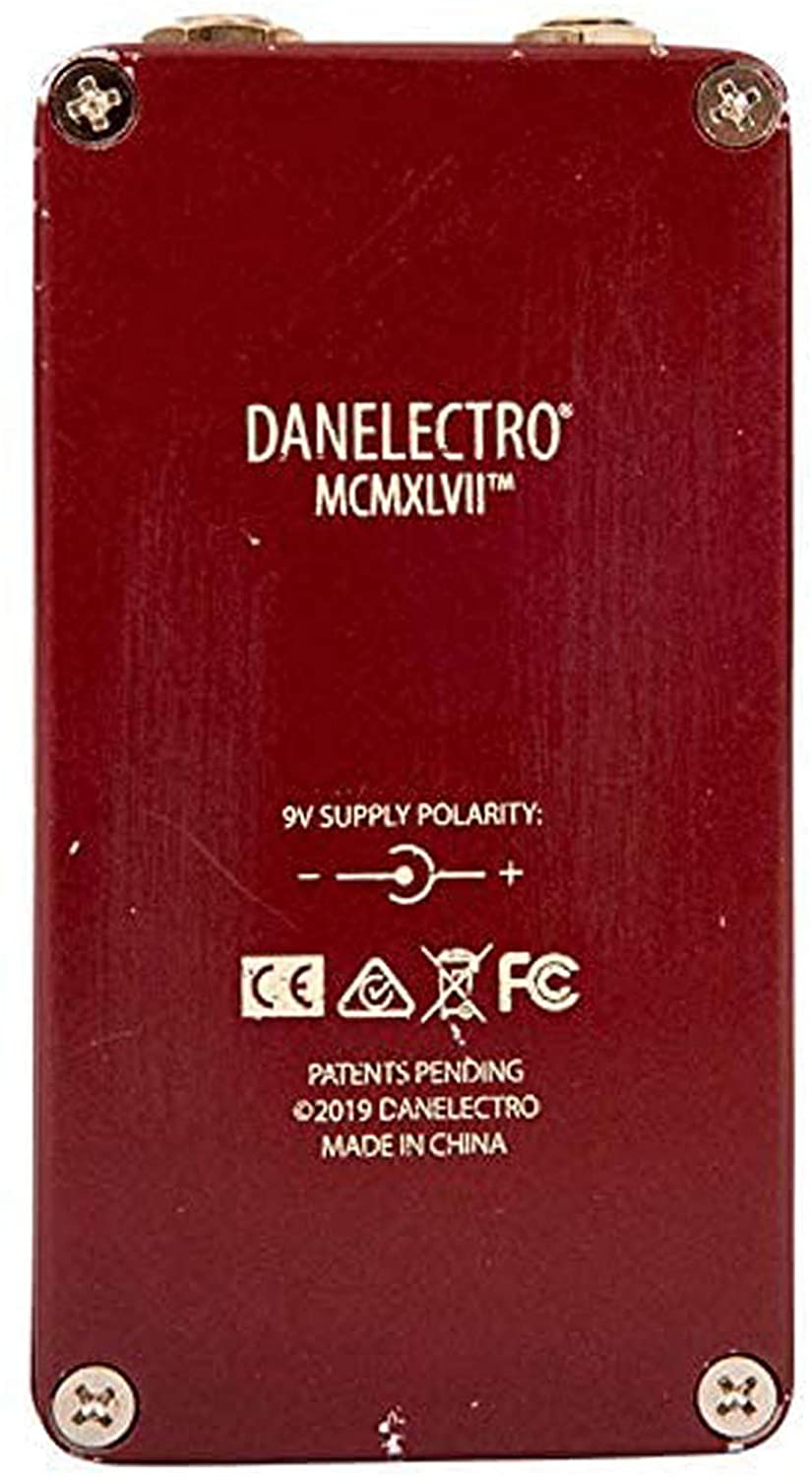 Danelectro Eisenhower Fuzz pedal - bottom plate view