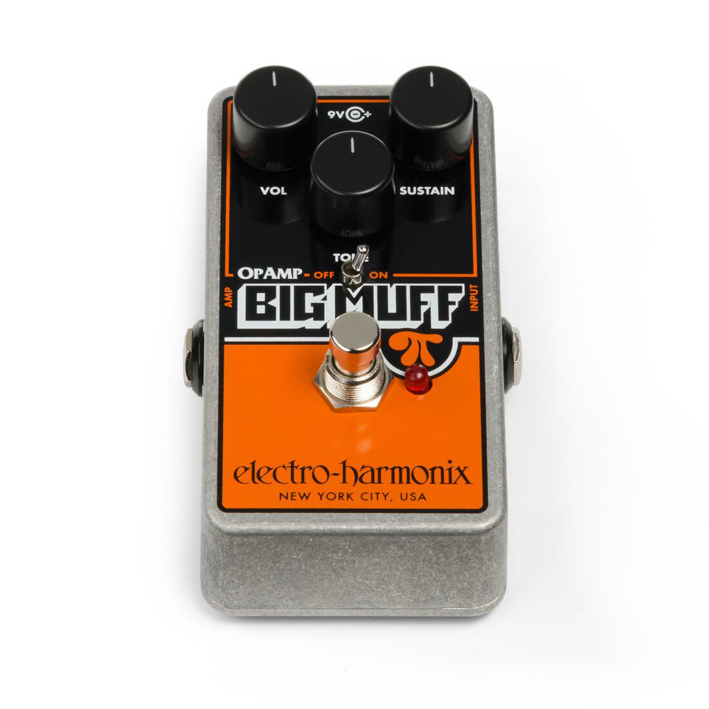 Electro-Harmonix Op-Amp Big Muff fuzz pedal top view