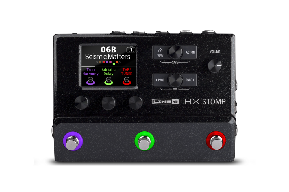 New Line 6 HX Stomp Compact Amp & Effects Processor Guitar Multi-Effects Pedal