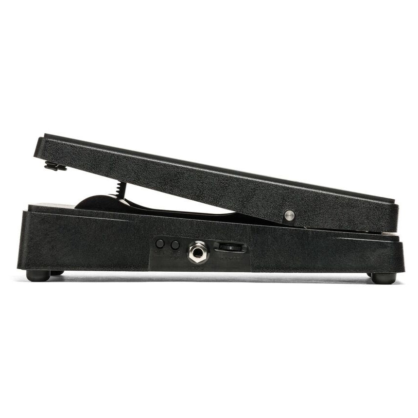 EHX Dual Expression pedal — black, underside and polarity switches