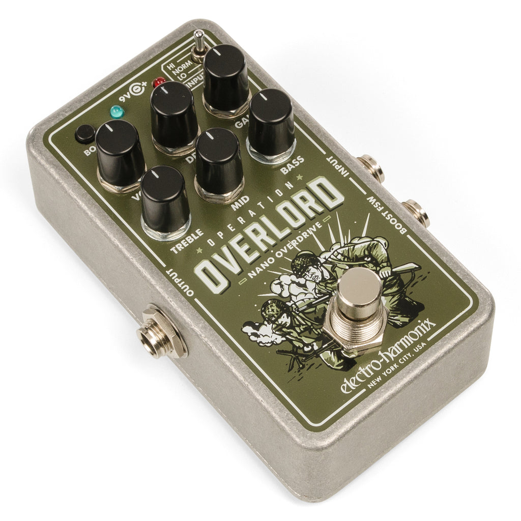 New Electro-Harmonix EHX Nano Operation Overlord Overdrive Effects Pedal