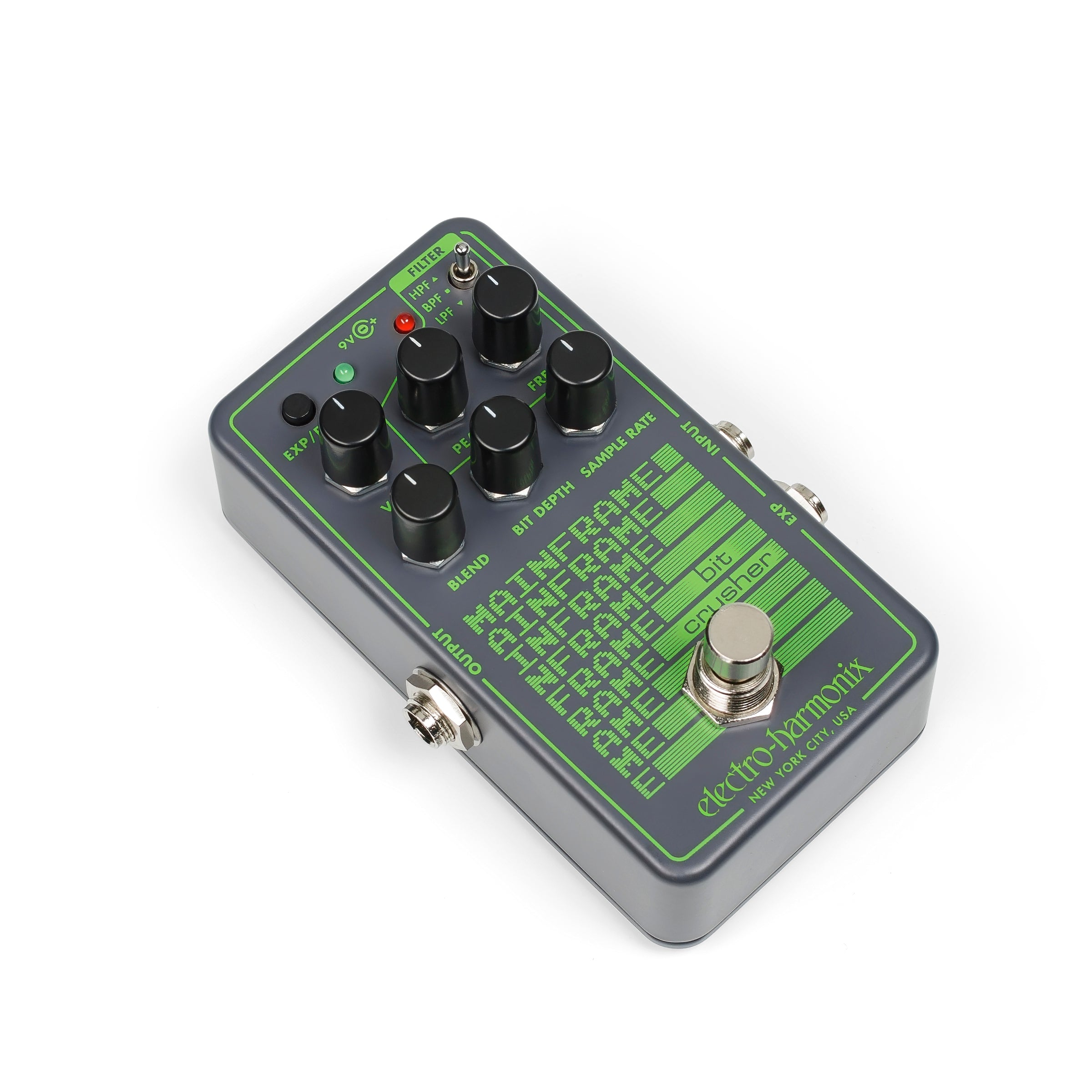 Electro-Harmonix Mainframe Bit Crusher — in use on pedalboard context