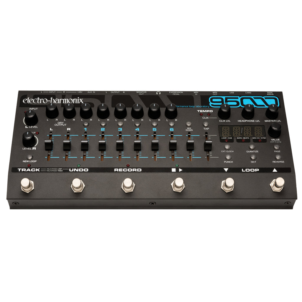 Electro-Harmonix 95000 Performance Loop Laboratory looper — gray chassis, front view