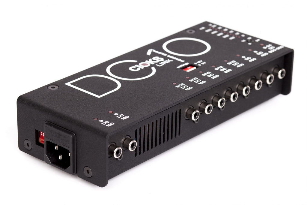 CIOKS DC10 Link power supply — black enclosure, left side view