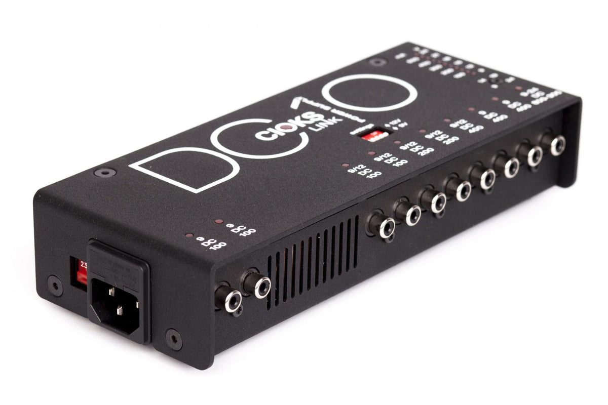 CIOKS DC10 Link power supply — black enclosure, left side view