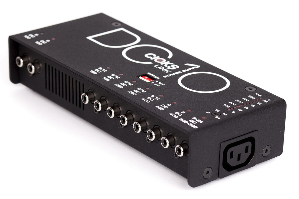 CIOKS DC10 Link power supply — black enclosure, right side view