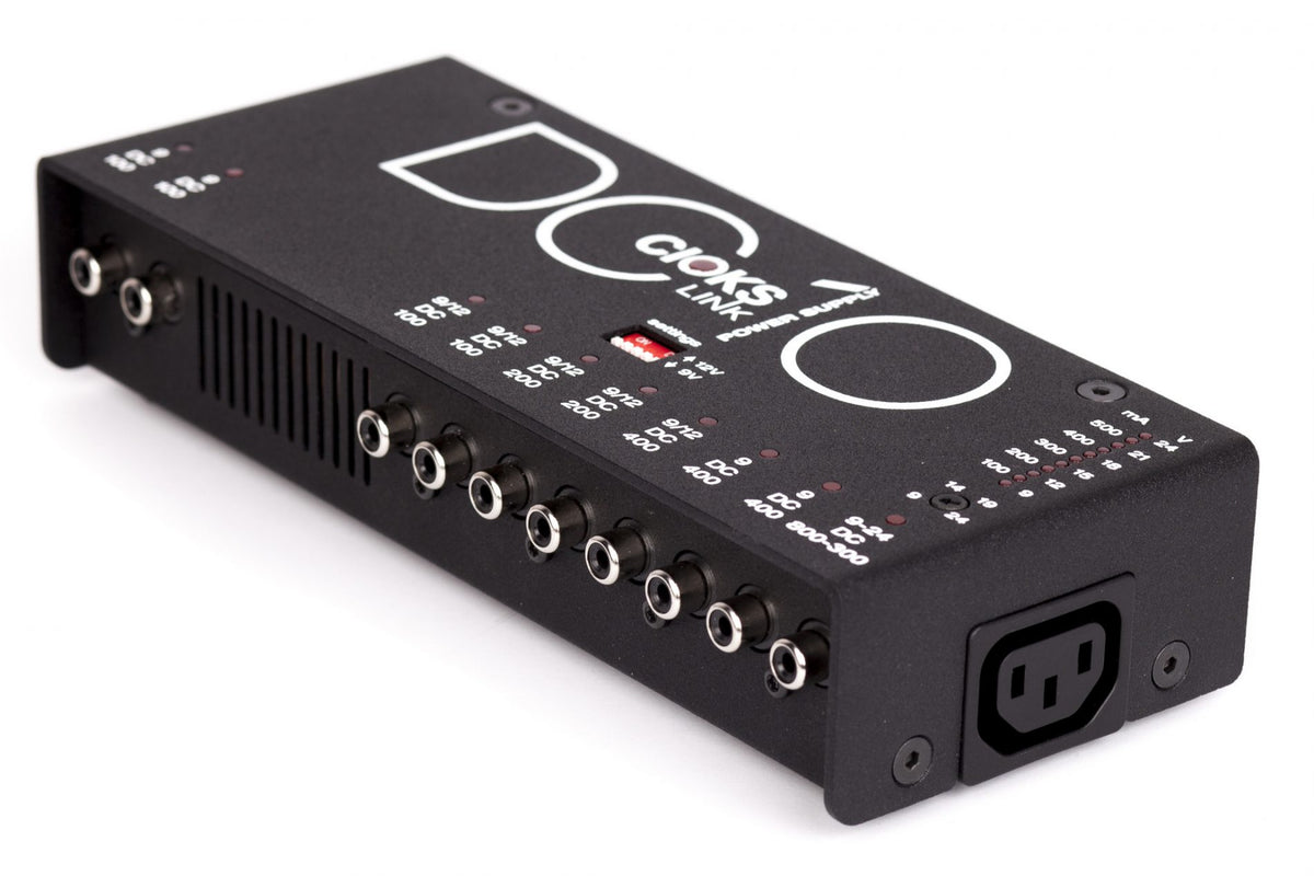 CIOKS DC10 Link power supply — black enclosure, right side view