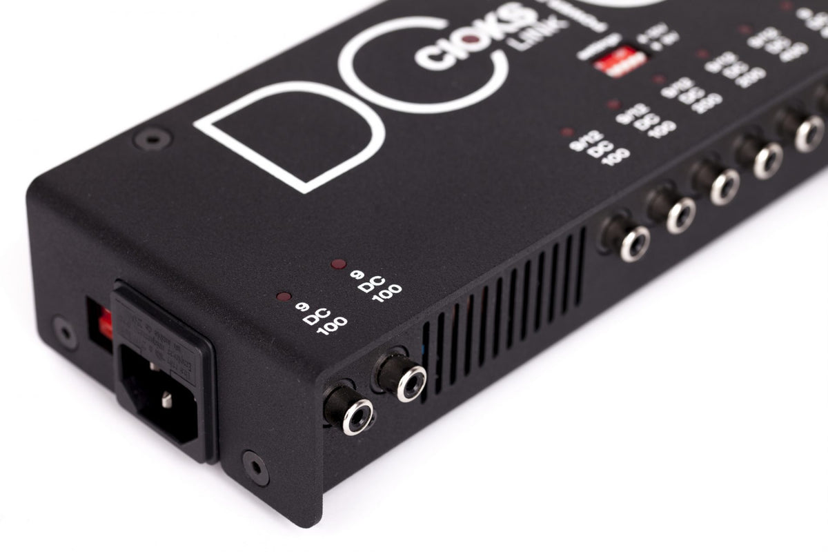 CIOKS DC10 Link power supply — black enclosure, control detail view