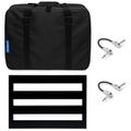 Pedaltrain Classic Jr pedalboard — black board with soft case and patch cables