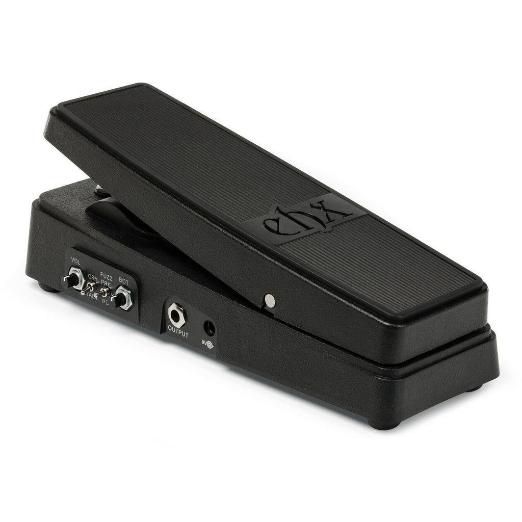 Electro-Harmonix Cock Fight Plus wah fuzz pedal left profile