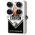 Electro-Harmonix Crayon 69 full-range overdrive guitar pedal in white with crayon graphic — angled view