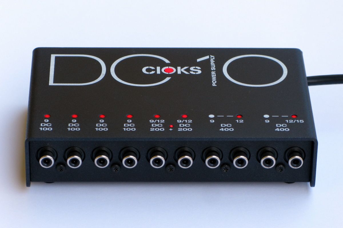CIOKS DC10 power supply — top view of 10 isolated outputs