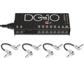 CIOKS DC10 Link power supply — black 10-output unit with four included Hosa patch cables