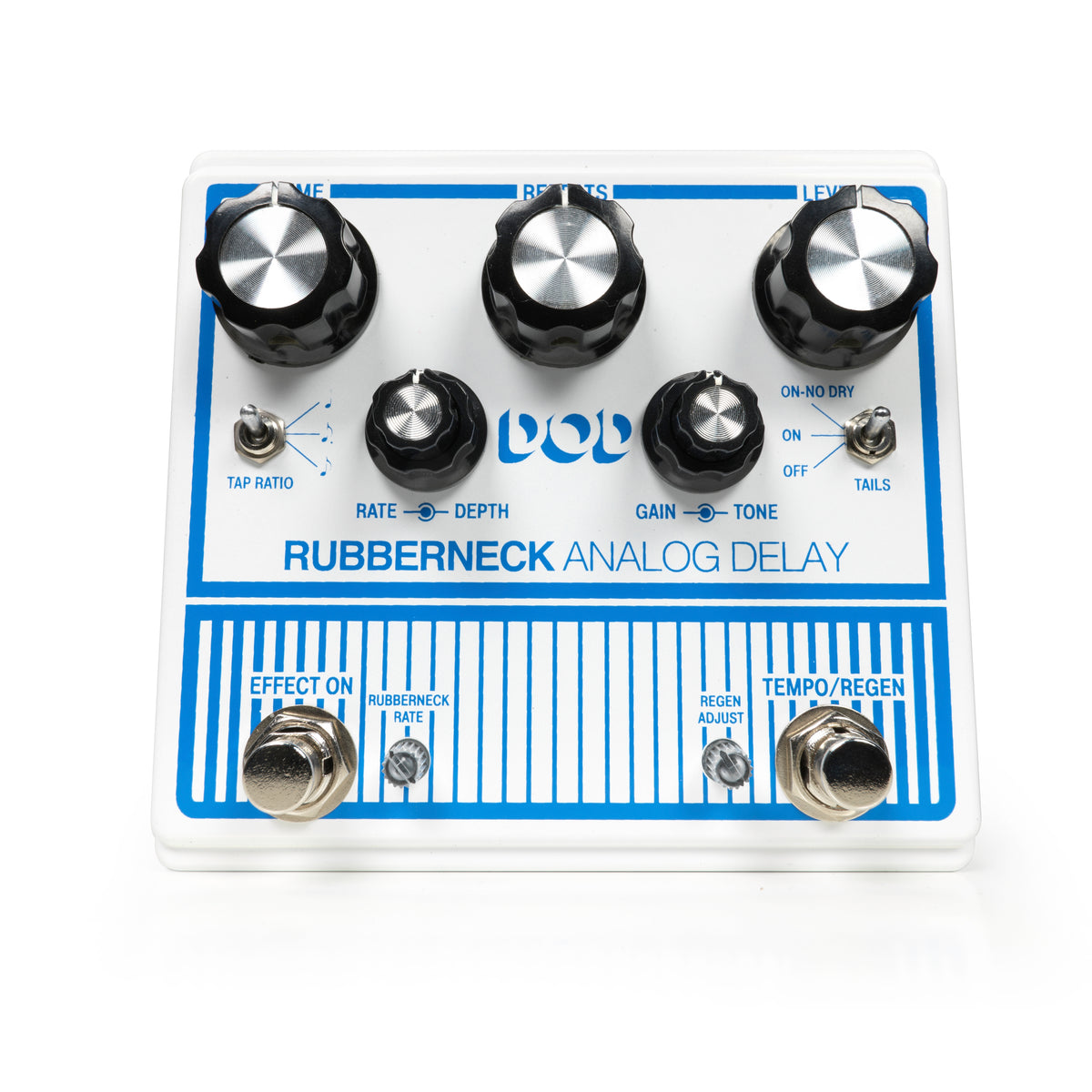 DOD Rubberneck Analog Delay guitar effects pedal - hero product shot