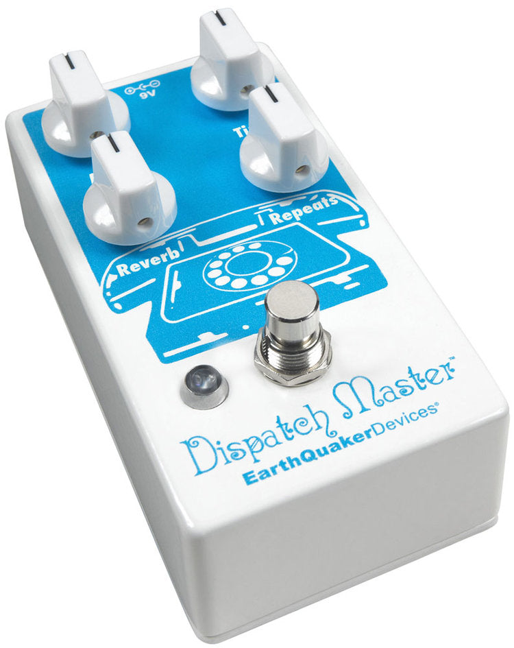 EarthQuaker Devices Dispatch Master V3 Delay Reverb Pedal - angle view