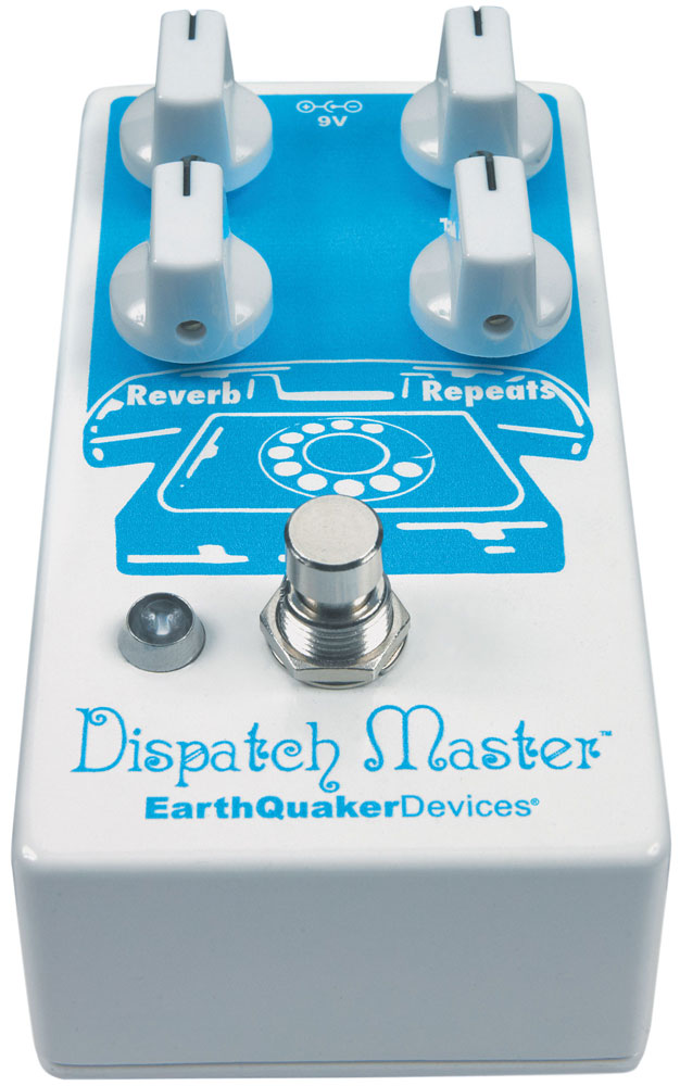 EarthQuaker Devices Dispatch Master V3 Delay Reverb Pedal - top view