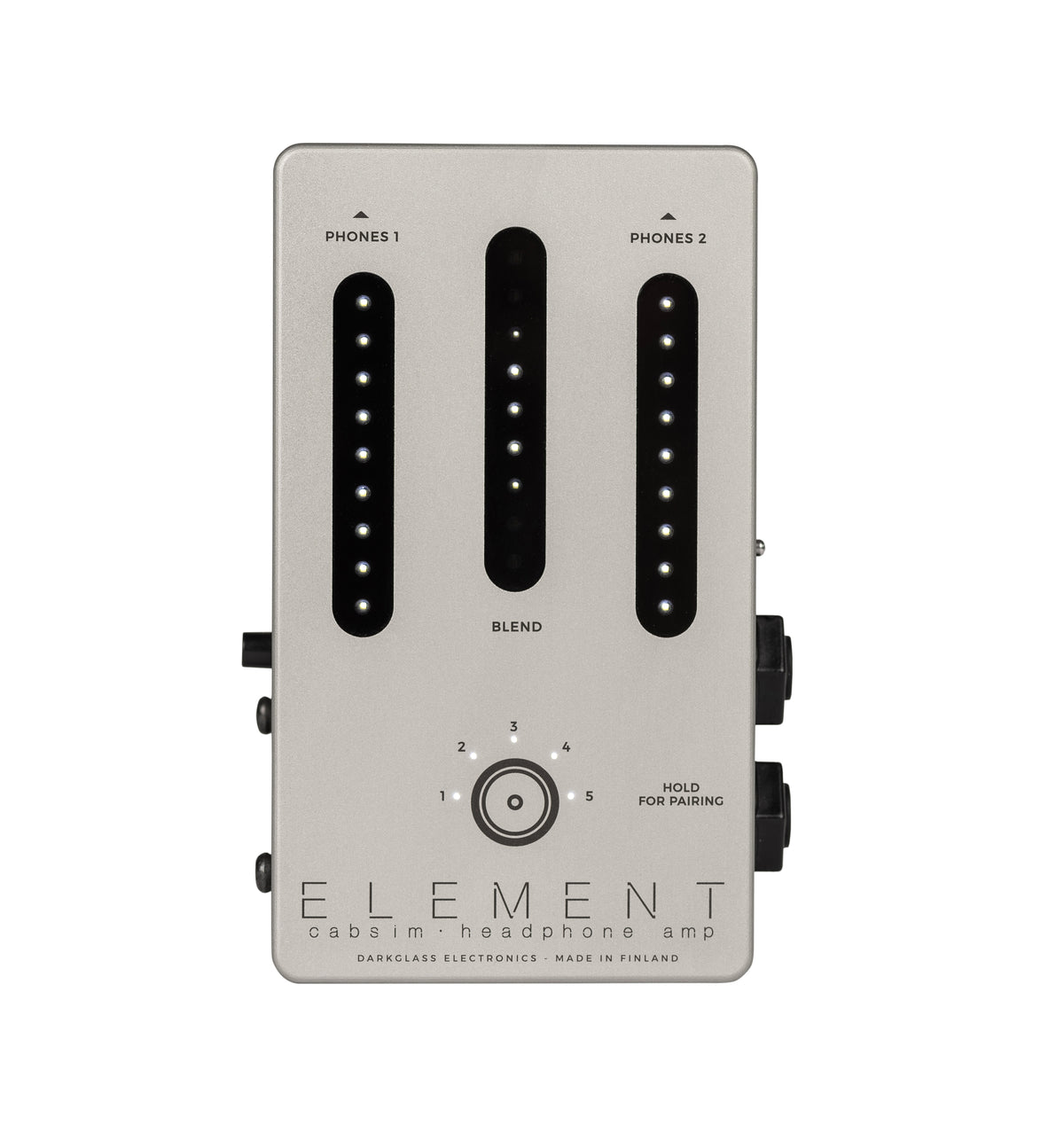 Darkglass Element headphone amp cab simulator - input and output jacks