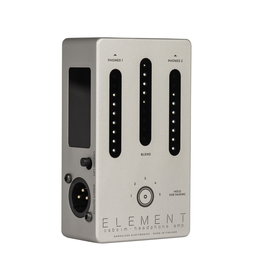 Darkglass Element headphone amp cab simulator - angled product view