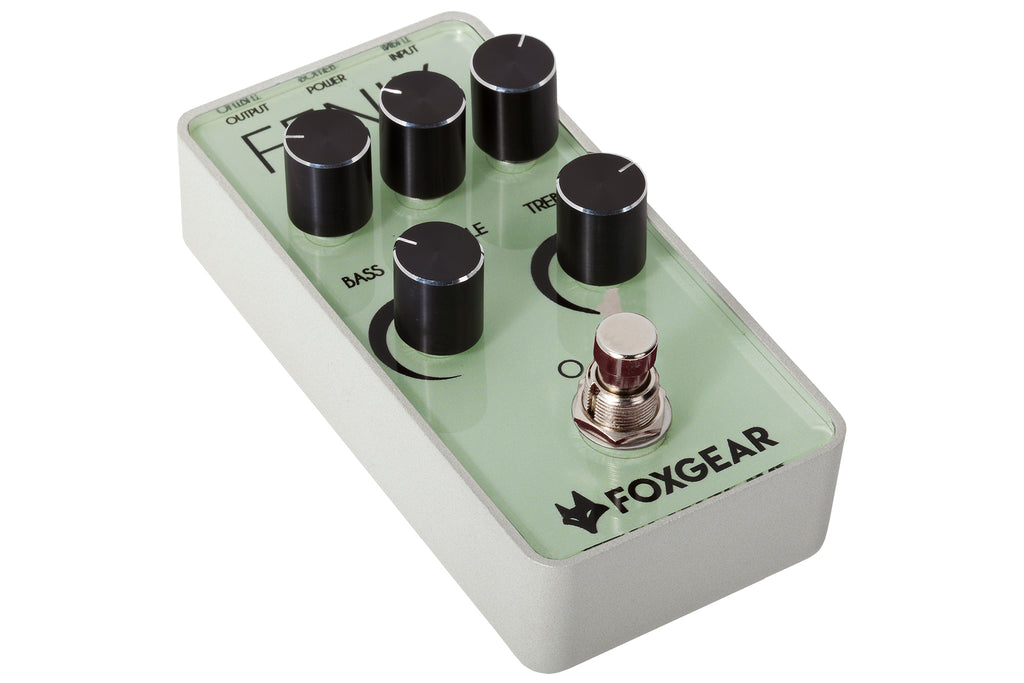 Foxgear Fenix overdrive pedal — lead product shot