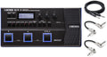 Boss GT-1 guitar multi-effects processor — top view with included cables