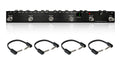 One Control Agamidae Tail Loop switcher with four black patch cables