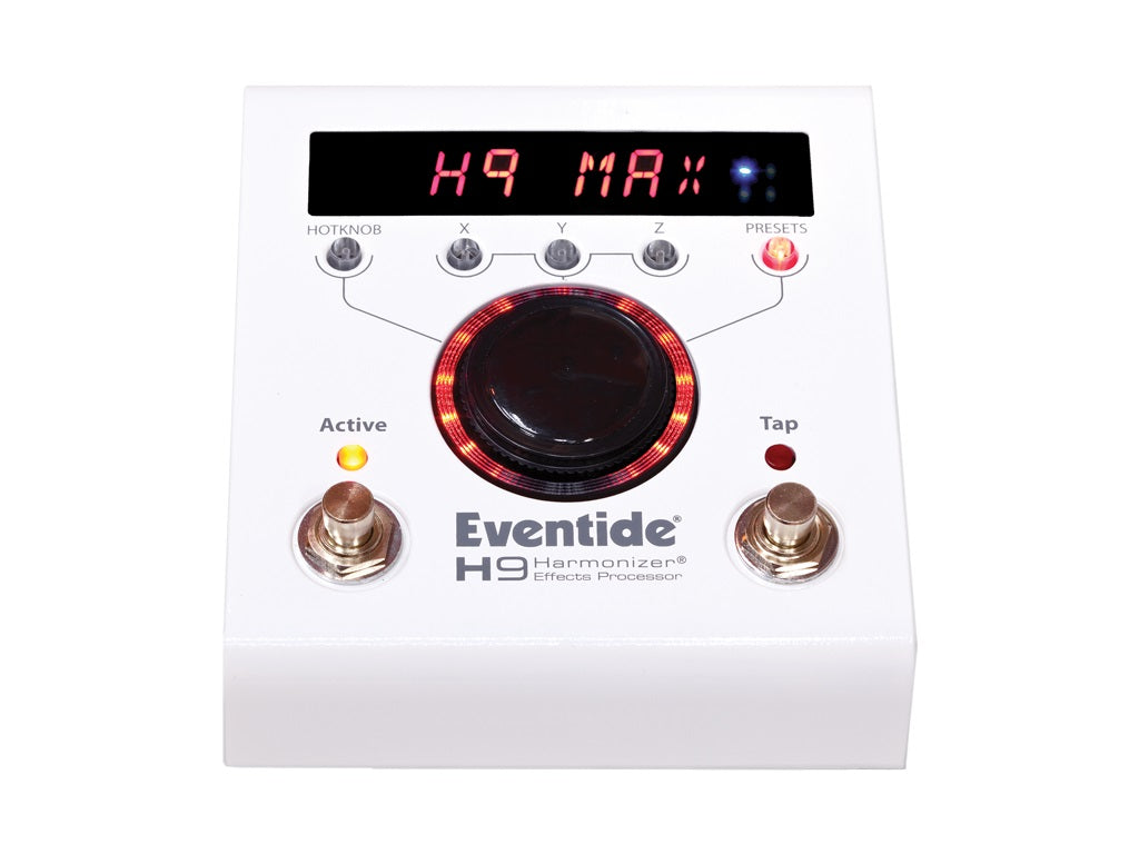 Eventide H9 MAX harmonizer — top panel with controls and display