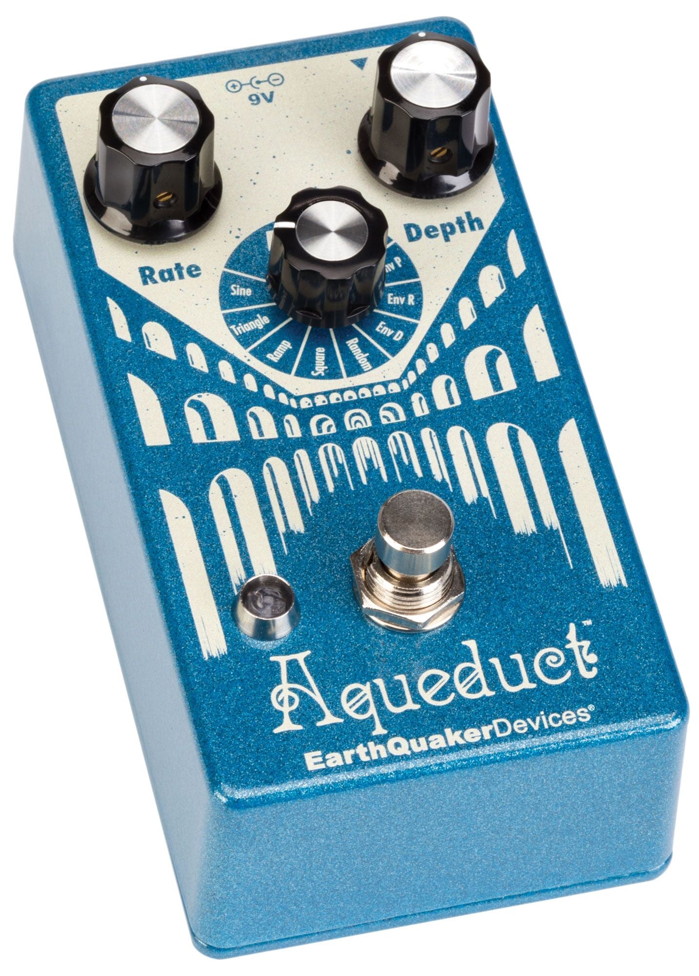 EarthQuaker Devices Aqueduct Vibrato Pedal - mode selector detail