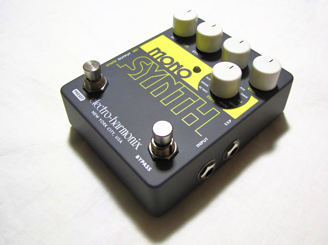 Used Electro-Harmonix EHX Mono Synth Synthesizer Guitar Pedal