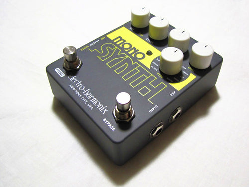 Electro-Harmonix Mono Synth Guitar Synthesizer — angled side view