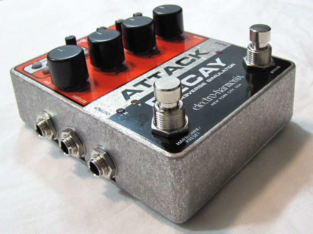 Used Electro-Harmonix EHX Attack Decay Tape Reverse Simulator Guitar Pedal