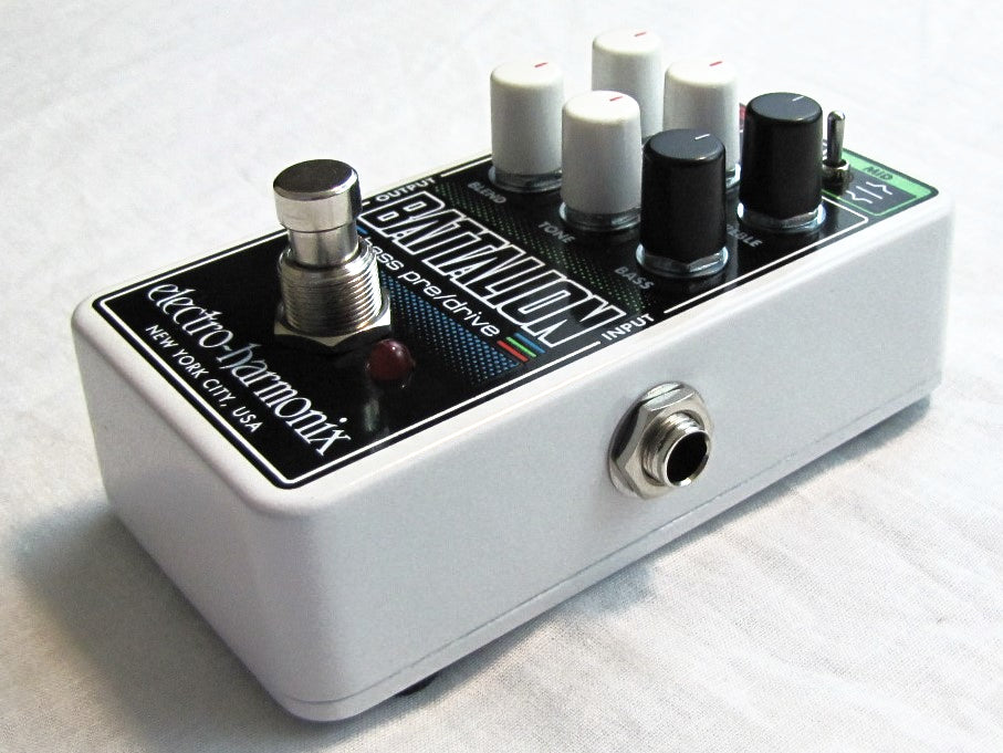Used Electro-Harmonix EHX Nano Battalion Bass Preamp DI Pedal w/ Power supply